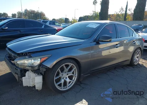 2016 Infiniti Q50 2.0T Premium z USA, uszkodzony, nr VIN JN1CV7AP1GM203312